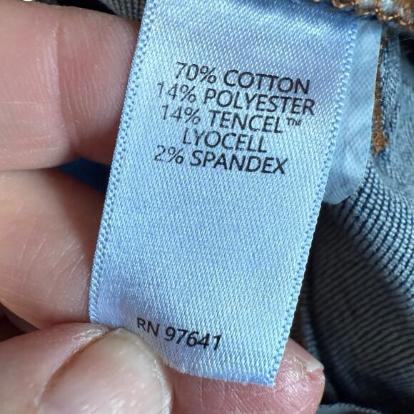 J Jill Jeans Women's Wide Leg Petite Upton Wash Sz 6 Relaxed Bohemian Boho NWT - Picture 6 of 10